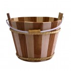 Holz-Eimer für Sauna groß