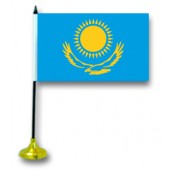 Tischflagge "Kasachstan", mit Ständer 