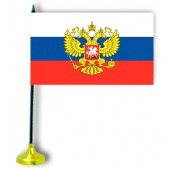 Tischflagge "Russland", mit Ständer 