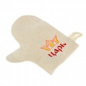 Handschuh für Sauna aus Filz mit Stikerei 