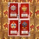 Spielkarten "Russische Orden und Medaillen", 36 Stück 