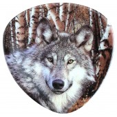 Магнит "Волк", треугольный, 6 x 6 см, MA-12895
